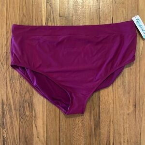 NWT Freshwater 3X Purple high waist bottoms